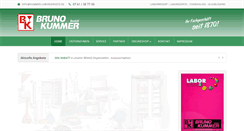 Desktop Screenshot of kummer-laborgeraete.de
